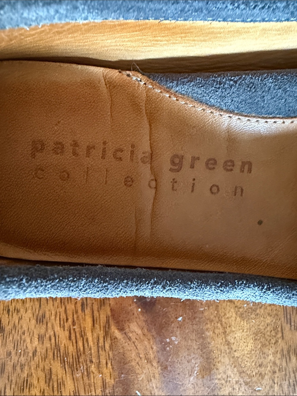 Patricia Green Jillian Gray Suede Driving Moccasin Women’s 9 - Picture 2 of 4